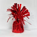 Red Tiger Feet balloon weight, 170g, made of durable material, featuring a playful tiger paw design for securing balloons.