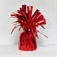 Red Tiger Feet balloon weight, 170g, made of durable material, featuring a playful tiger paw design for securing balloons.
