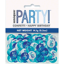 Blue Glitz 16th Birthday Foil Confetti 14g