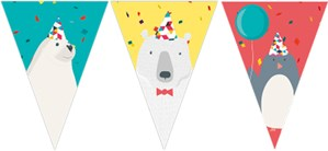 Arctic Animals Flag Bunting (9 Flags)