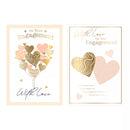 Poppyhill 12-pack C50 engagement cards with elegant floral design, ideal for celebrating engagements and special occasions.