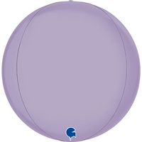 Grabo Foil Balloon Satin Lilac Globe 15"