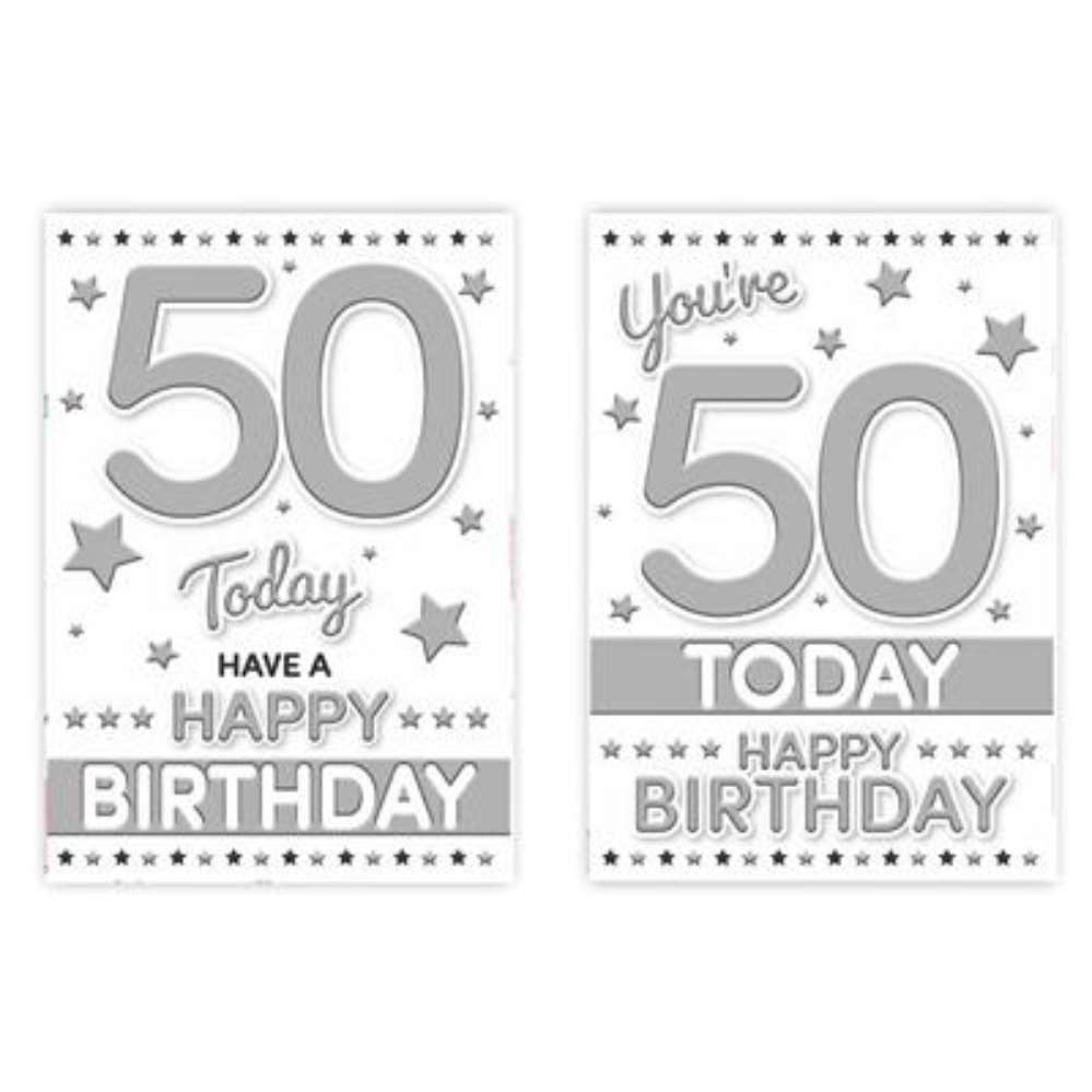 Poppyhill C50 Birthday Age 50 12pk