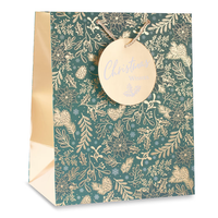 6pk Extra Large Portrait Gift Bags Foliage
