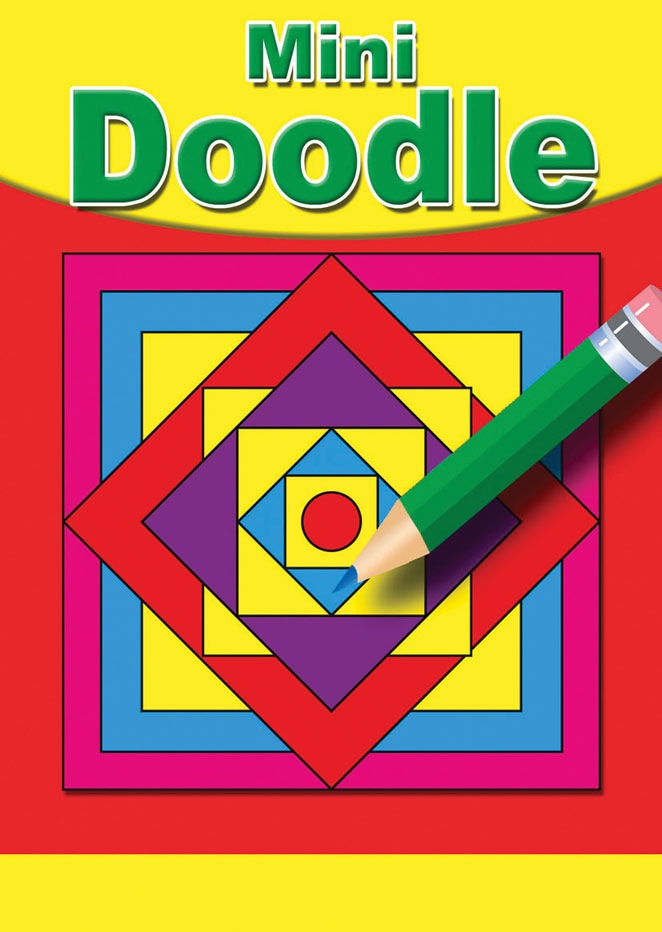 Mini Doodle Colouring Book A6 24pk