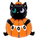 Foil Blln Cat In The Pumpkin