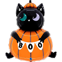 Foil Blln Cat In The Pumpkin