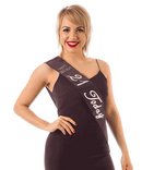 Alandra Satin Sash 21 Today Black