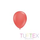 Tuftex Standard Aloha 5-inch latex balloons in assorted colors, ideal for decorating and celebrations, 50-pack.