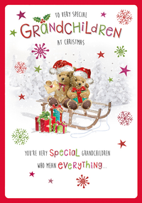 Regal 6 Pack C75 Cards Christmas Grandchildren