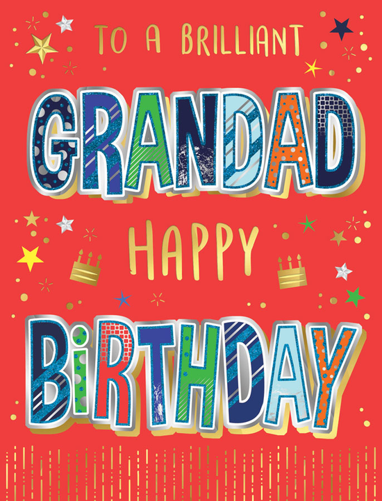 Regal S8 Birthday Grandad 6pk