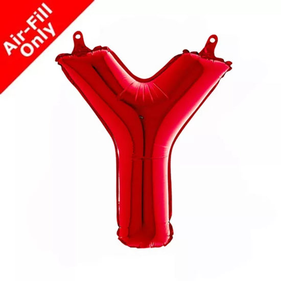 Grabo Foil Balloon Red 14" Letter Y