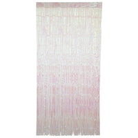 Unique Fringe Door Curtain Iridescent 1x2M