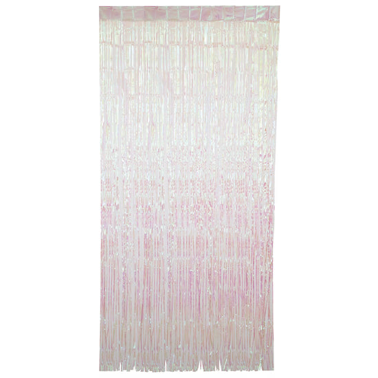 Unique Fringe Door Curtain Iridescent 1x2M