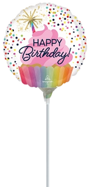 Anagram Confetti Sprinkle 9" Foil Balloon