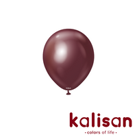 Kalisan Mirror Burgundy 5" Latex Balloons 100pk
