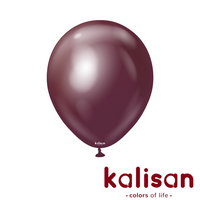 Kalisan Mirror Burgundy 12" Latex Balloons 50pk