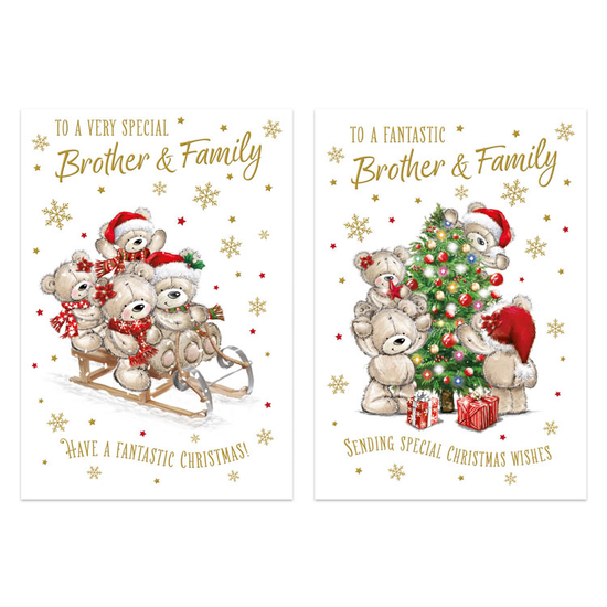 Poppyhill C50 Christmas Brother & Family 12pk