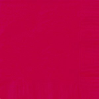 Unique Ruby Red 6.5" Lunch Napkins 20pk