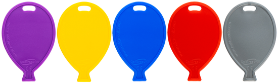 Oaktree 50 Pack Balloon Shaped Weight Primary Mix