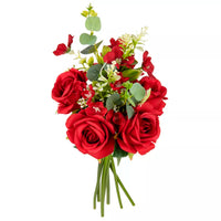 Eleganza Hand Tied Rose Bunch Red