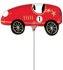 Anagram Race Cars 12" Air Fill Foil Balloon