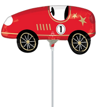 Anagram Race Cars 12" Air Fill Foil Balloon