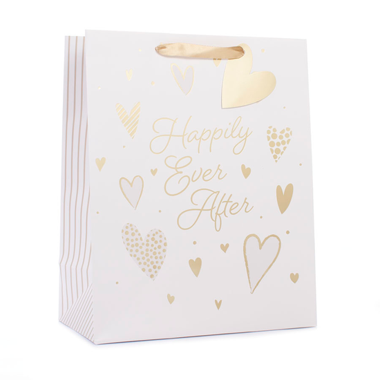 Tiger Feet Gift Bag Happily Ever After Large 6pk