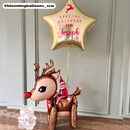 Christmas Reindeer Glossy 24" Foil Balloon