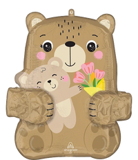 Anagram Mother's Day Bear Hugs 24" Foil Balloon