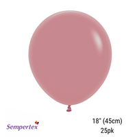 Sempertex Fashion Rosewood 18" Latex Balloons 25pk