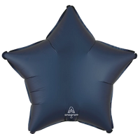 Anagram Foil Balloon Satin True Navy Star 19