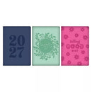Diary A5 WTV Bright Embossed PU 2027 12pk
