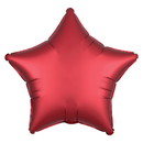 Anagram Foil Balloon Satin Luxe Sangria Star 18"