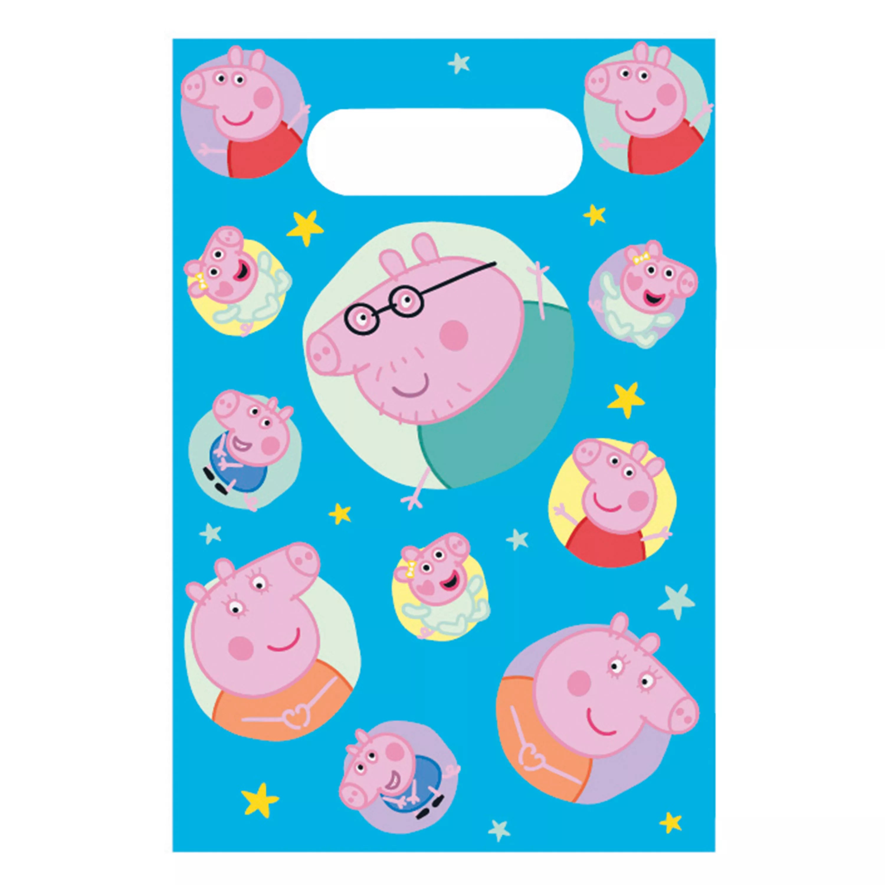 Unique Peppa Pig Loot Bags 8pk