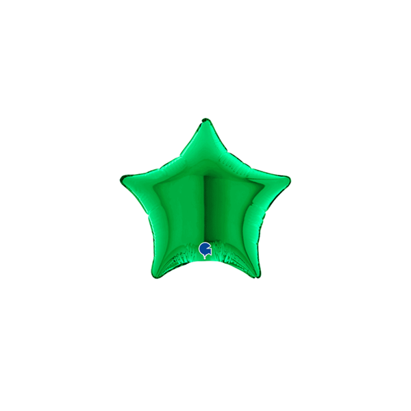 Grabo Foil Balloon Green Star 4"