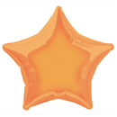 Unique 12 Pack Foil Balloon Orange Star 20