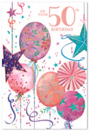 Simon Elvin C50 Birthday Age 50 6pk