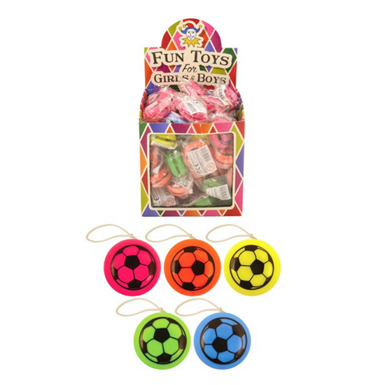 Henbrandt 72 Pack Party Favours Football Yo-Yo's