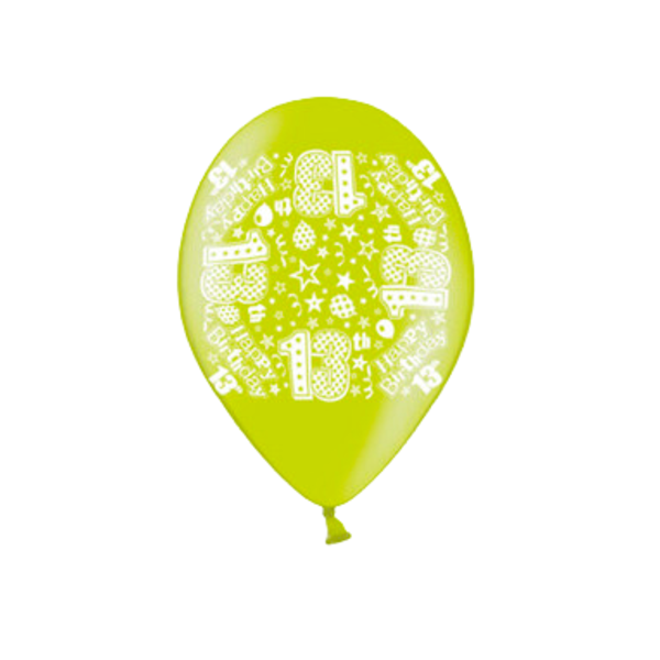 Age 13 Latex Balloons 9" 10pk
