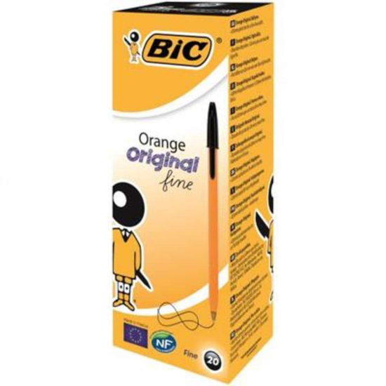 Bic 20 Pack Ballpoint Pen Fine Black
