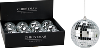 Koopman Bauble Mirror Ball Silver 100mm