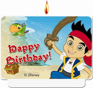 Unique Party Candle Jake & The Neverland Pirates