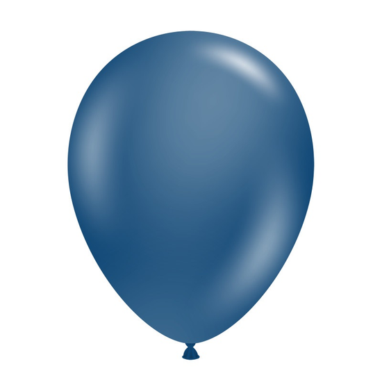 Tuftex 100 Pack Latex Balloons Navy 11