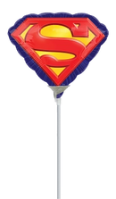 Anagram Superman Emblem 14" Air Fill Foil Balloon