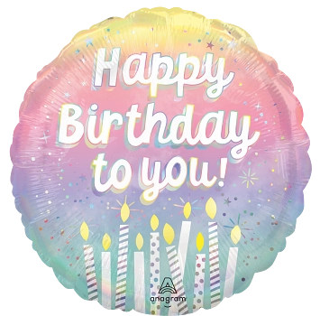 Anagram Foil Balloon Pearlized Birthday 18