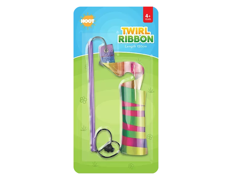 Colorful Twirl Ribbon toy from Gem Imports with vibrant ribbons perfect for play and entertainment for children.