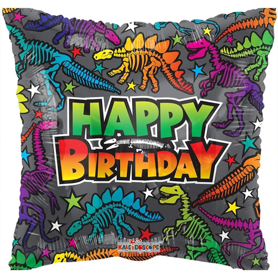 APAC Foil Balloon Eco Birthday Dino Fossils 18