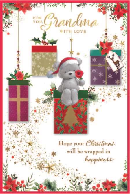 Simon Elvin 6 Pack Cards C75 Christmas Grandma
