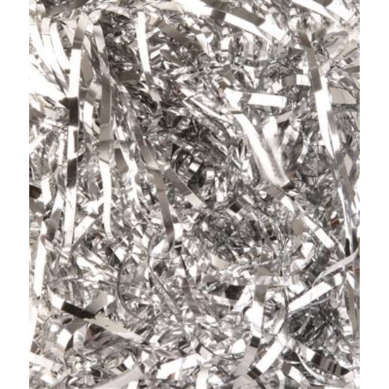 Shredded Tissue Paper Metallic Silver 28g 6pk